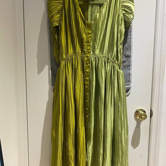 🛴Tamara Malas Pleated Silk “Penelope” Dress 🚦 - Picture 3 of 5